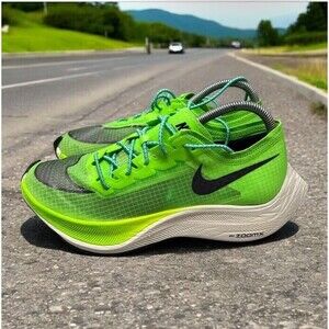 Nike ZoomX Vaporfly Next% Electric Green Running AO4568-300 Men Size 7 Preowned